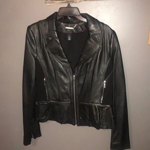 White House Black Market BNWOT leather jacket - L